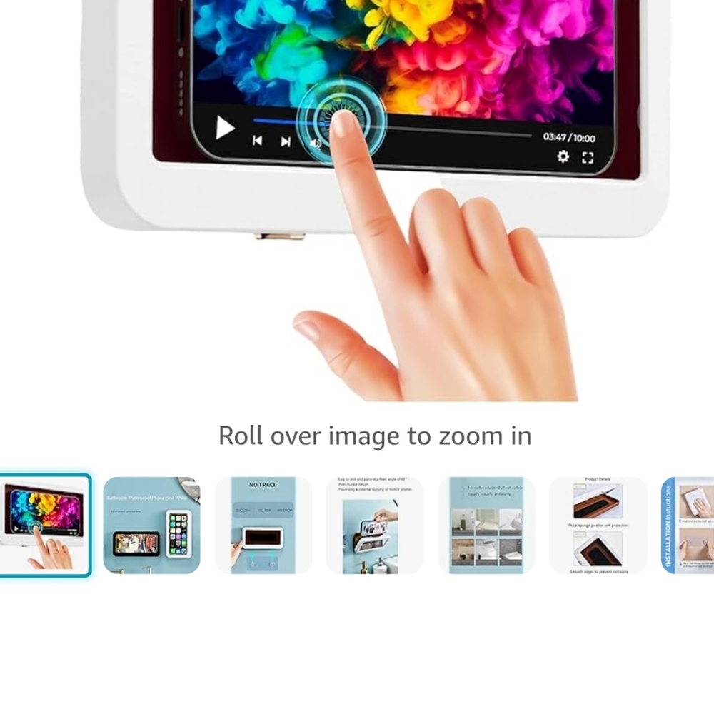 Universal bathroom waterproof phone case below 6.8 inch (13)